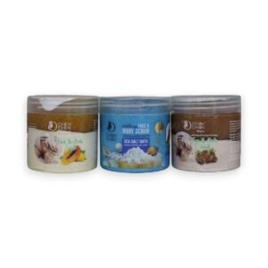 Face & Body Scrub Variety Pack (Papaya, Sea Salt Bath, Coffee)