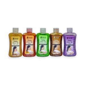 Exfoliating Shower Gel Mini Variety Pack (Ameer al Oud, Papaya, Rosemary with Mint, Chocolate, Collagen)